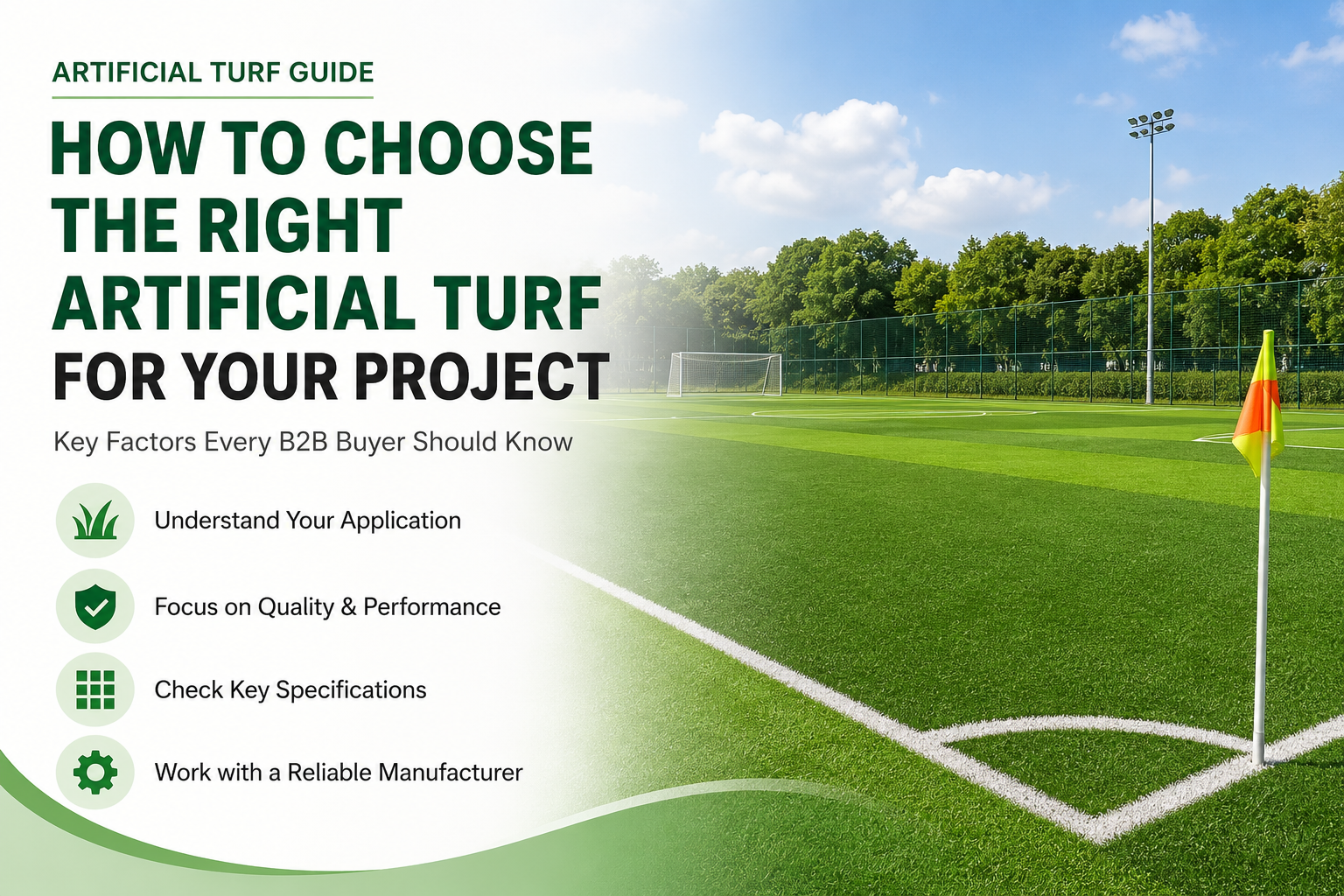 How to Choose the Right Artificial Turf for Different Projects