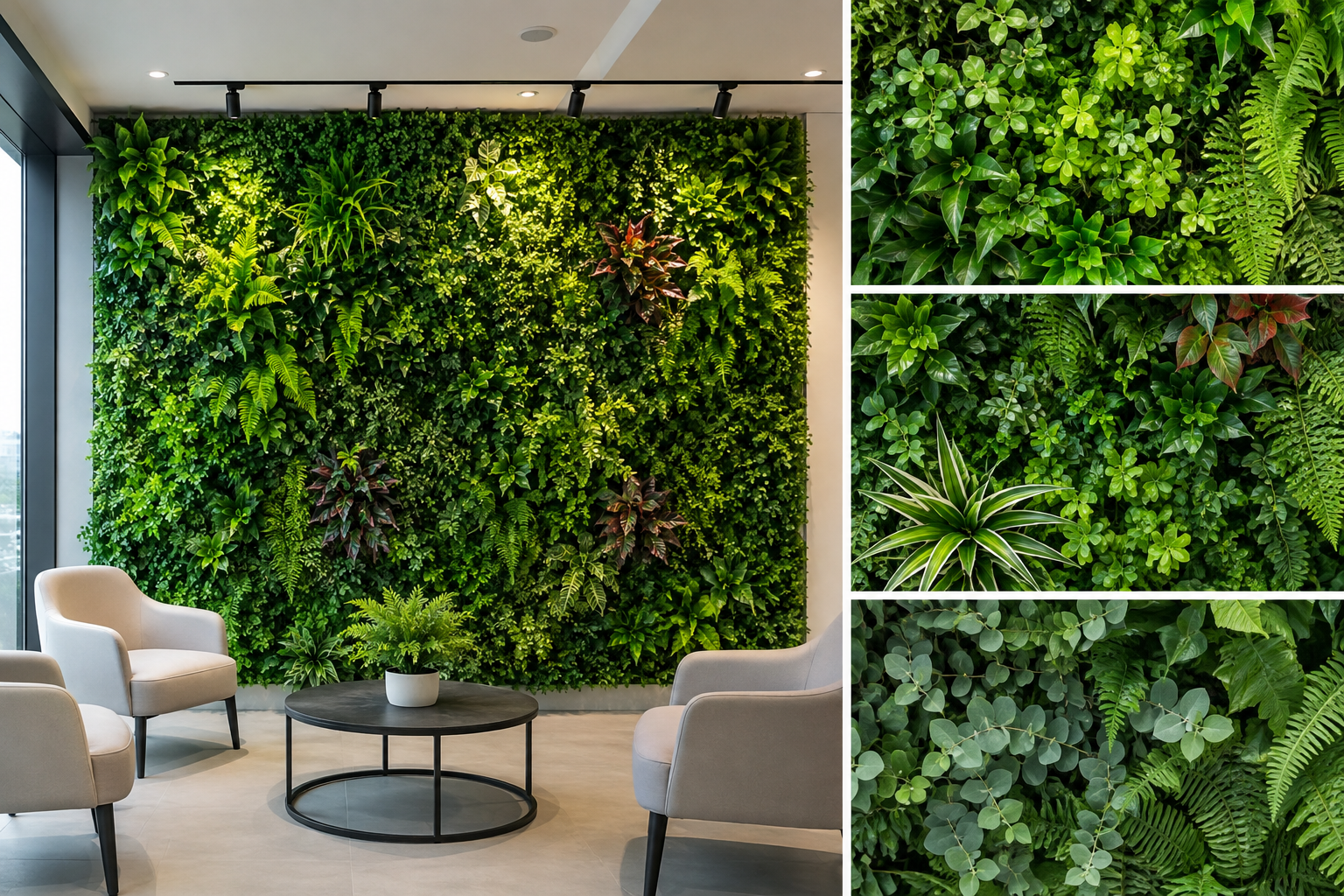 Maintaining Artificial Plant Walls in Commercial Spaces