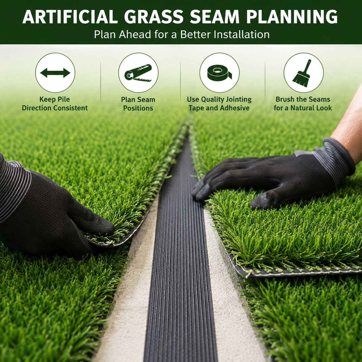 Why Seam Planning Matters Before Artificial Grass Installation