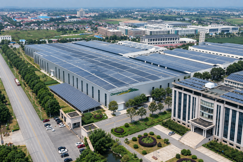 Champion Grass artificial grass company manufacturing base
